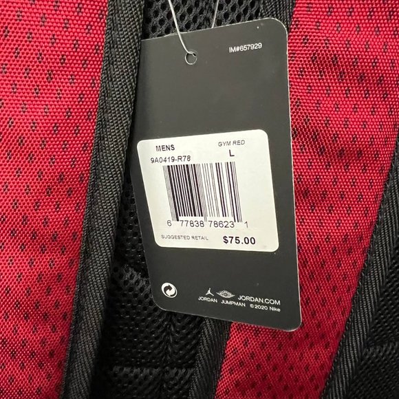 Nike Air Jordan 23 Chicago Bulls Jumpman Laptop Large Backpack Bag - Picture 6 of 8